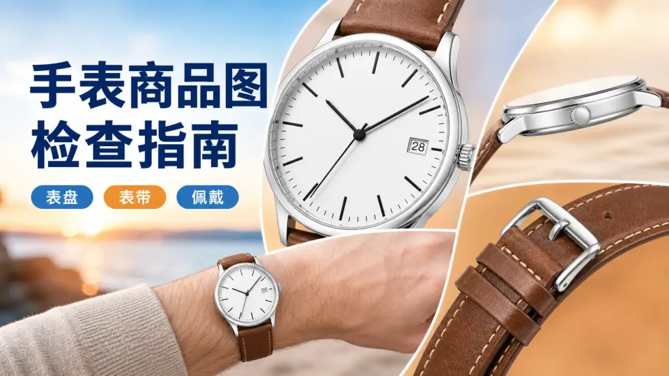 Google Shopping 手表商品图怎么做？表盘、表带与佩戴比例检查指南
