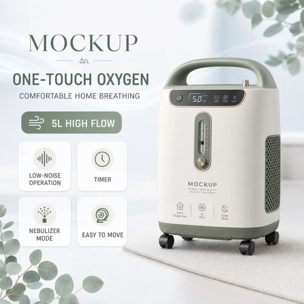 Portable Home Oxygen Concentrator with 5L Flow｜AI Image Generation Prompts
