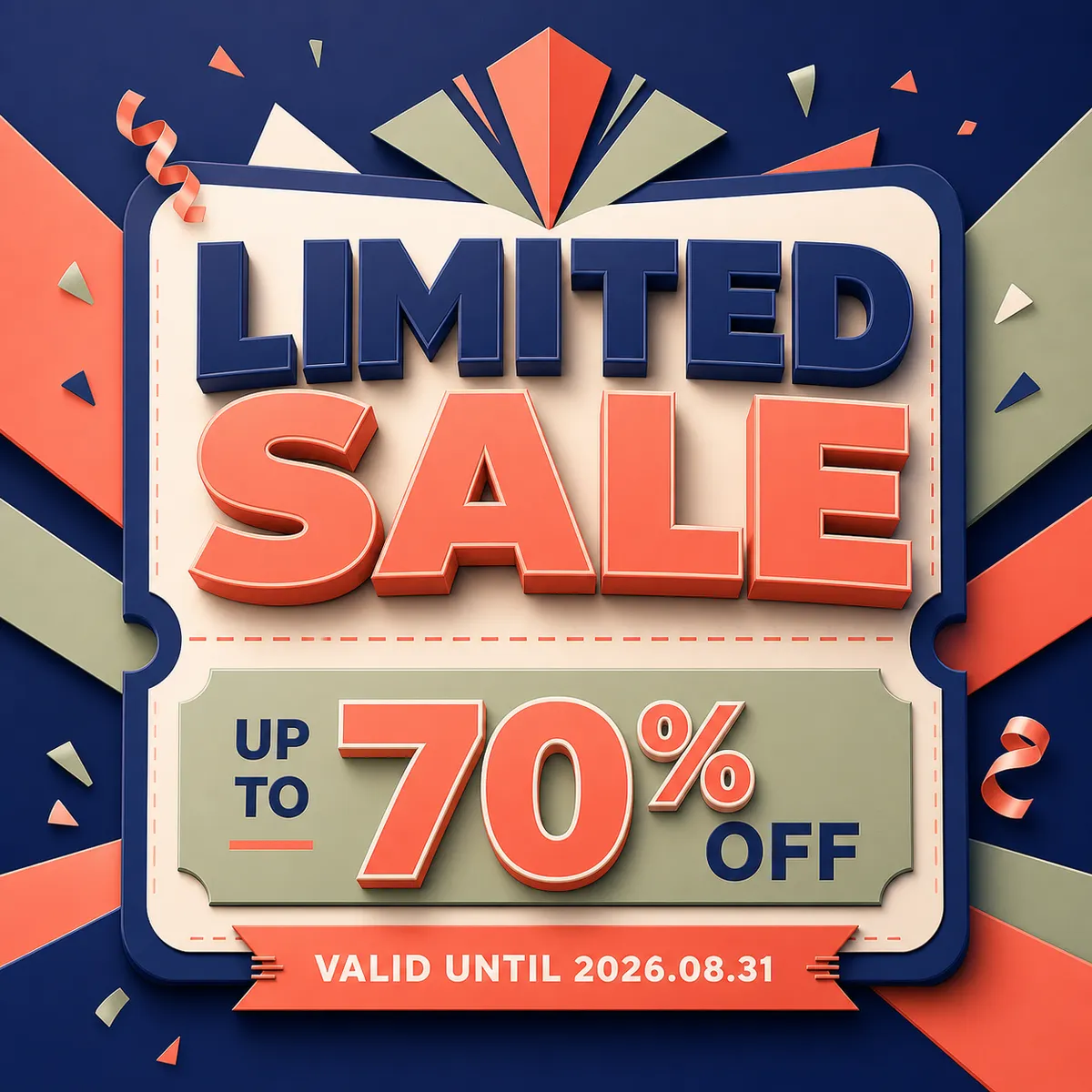 折扣促销 70% / 2026｜AI图像生成提示词