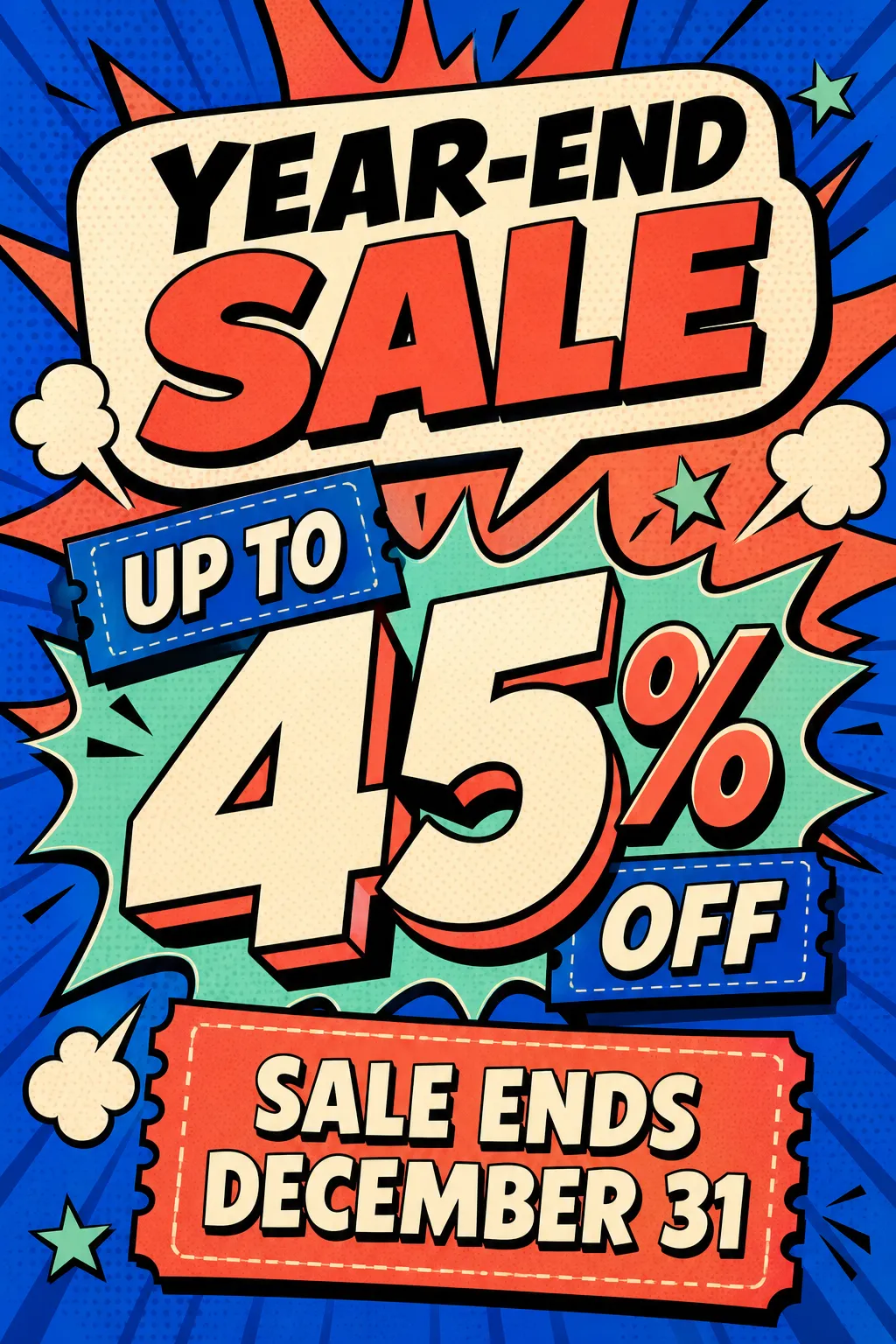 折扣促销 45% / 31｜AI图像生成提示词