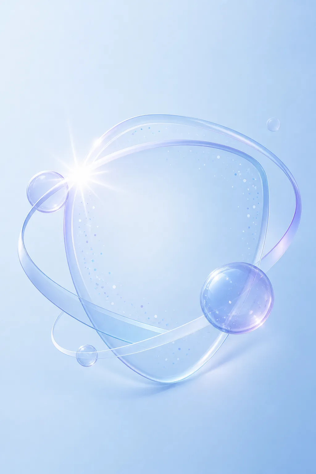 珠宝腕表样机 · 抽象设计背景 · 透明玻璃质感｜AI图像生成提示词
