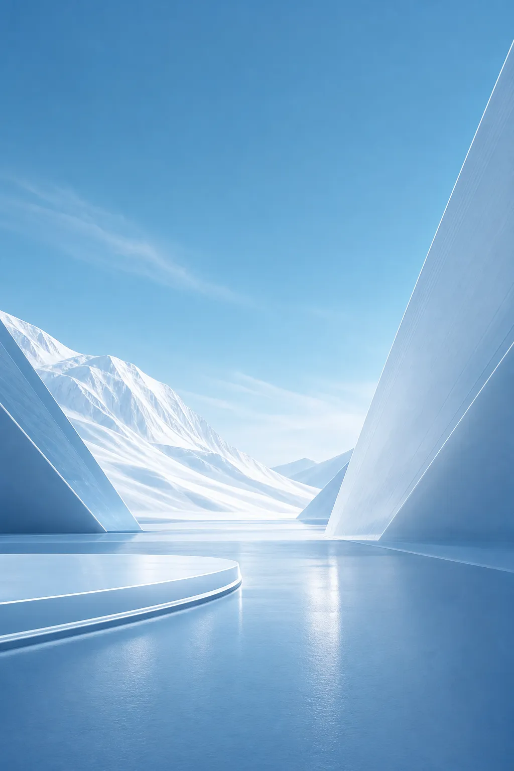 产品展示台 · 自然风景场景 · 抽象设计背景｜AI图像生成提示词