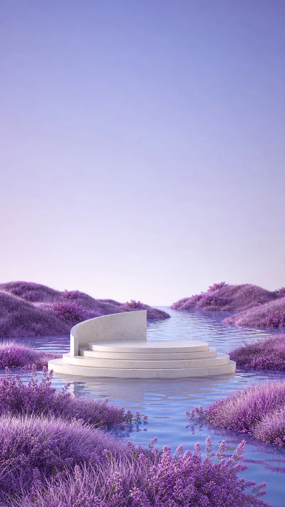 产品展示台 · 自然风景场景 · 花卉植物场景｜AI图像生成提示词