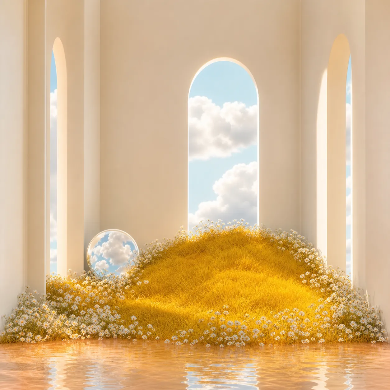建筑室内场景 · 极简设计｜AI图像生成提示词