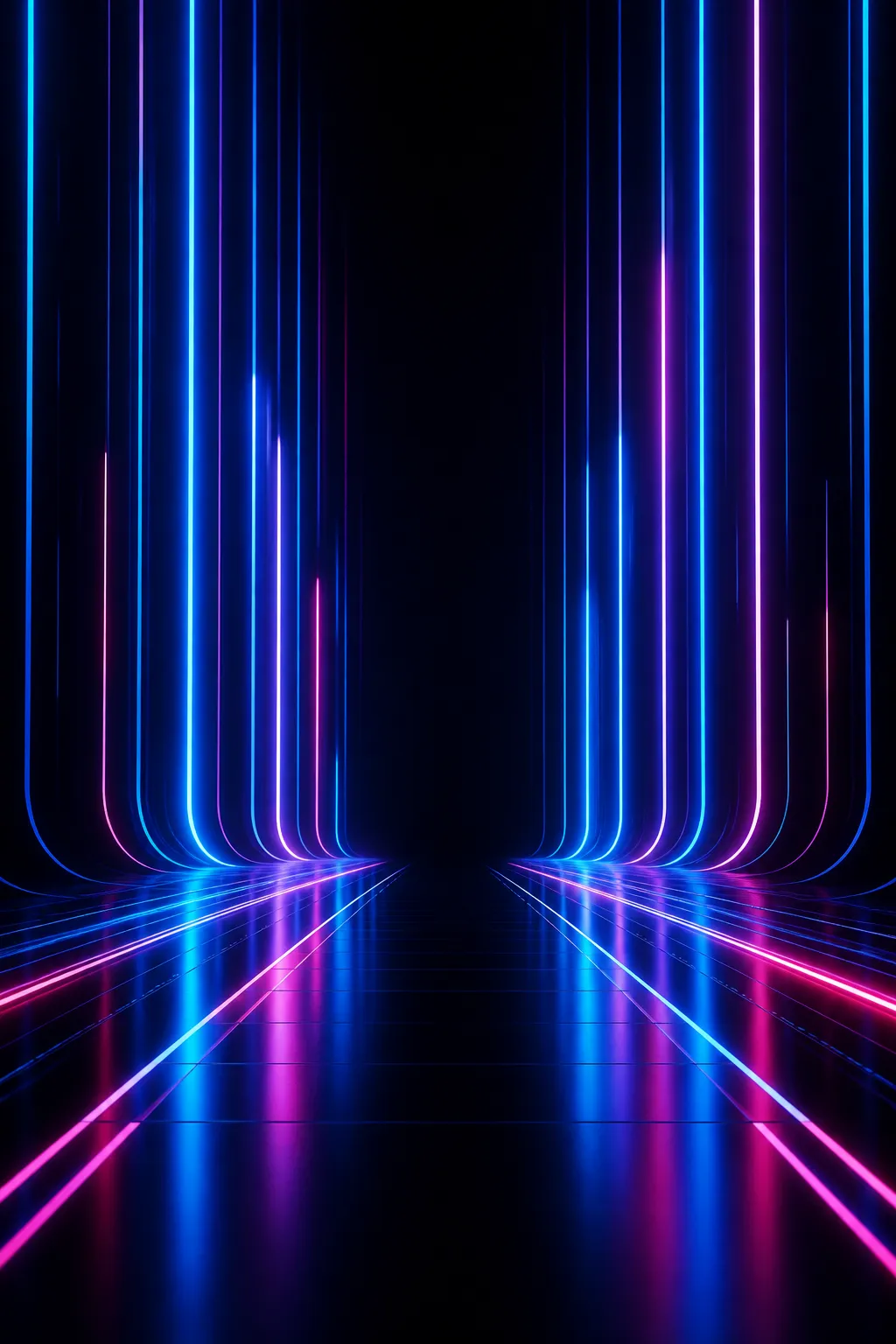 抽象设计背景 · 建筑室内场景 · 未来霓虹场景｜AI图像生成提示词