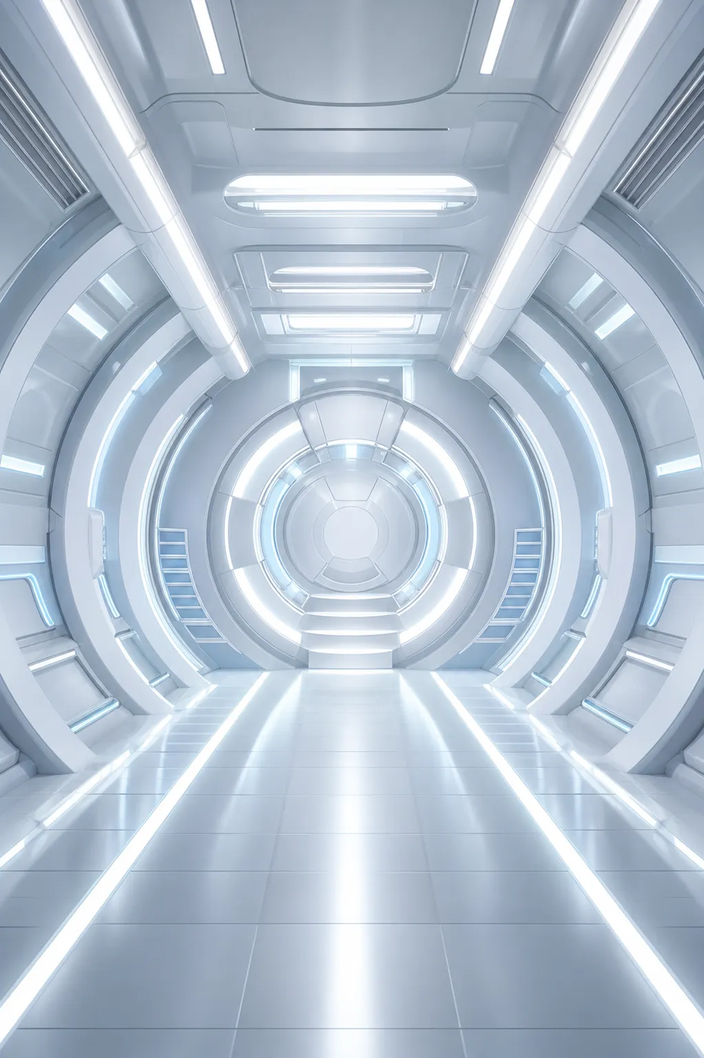 建筑室内场景 · 未来霓虹场景｜AI图像生成提示词