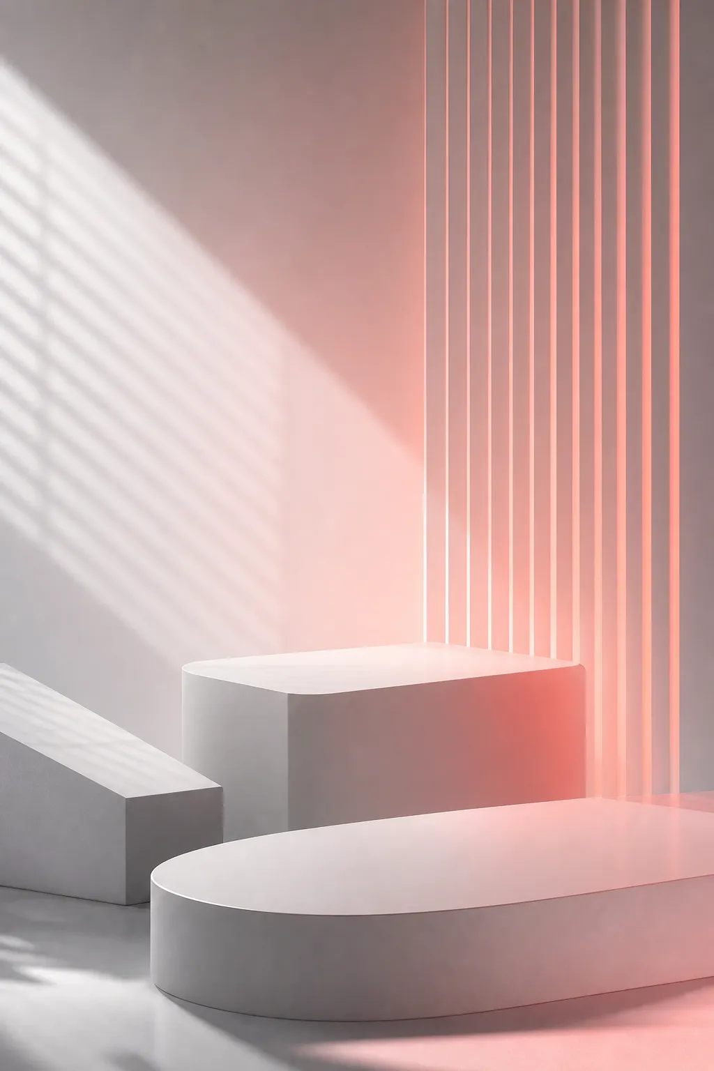 产品展示台 · 抽象设计背景 · 未来霓虹场景｜AI图像生成提示词