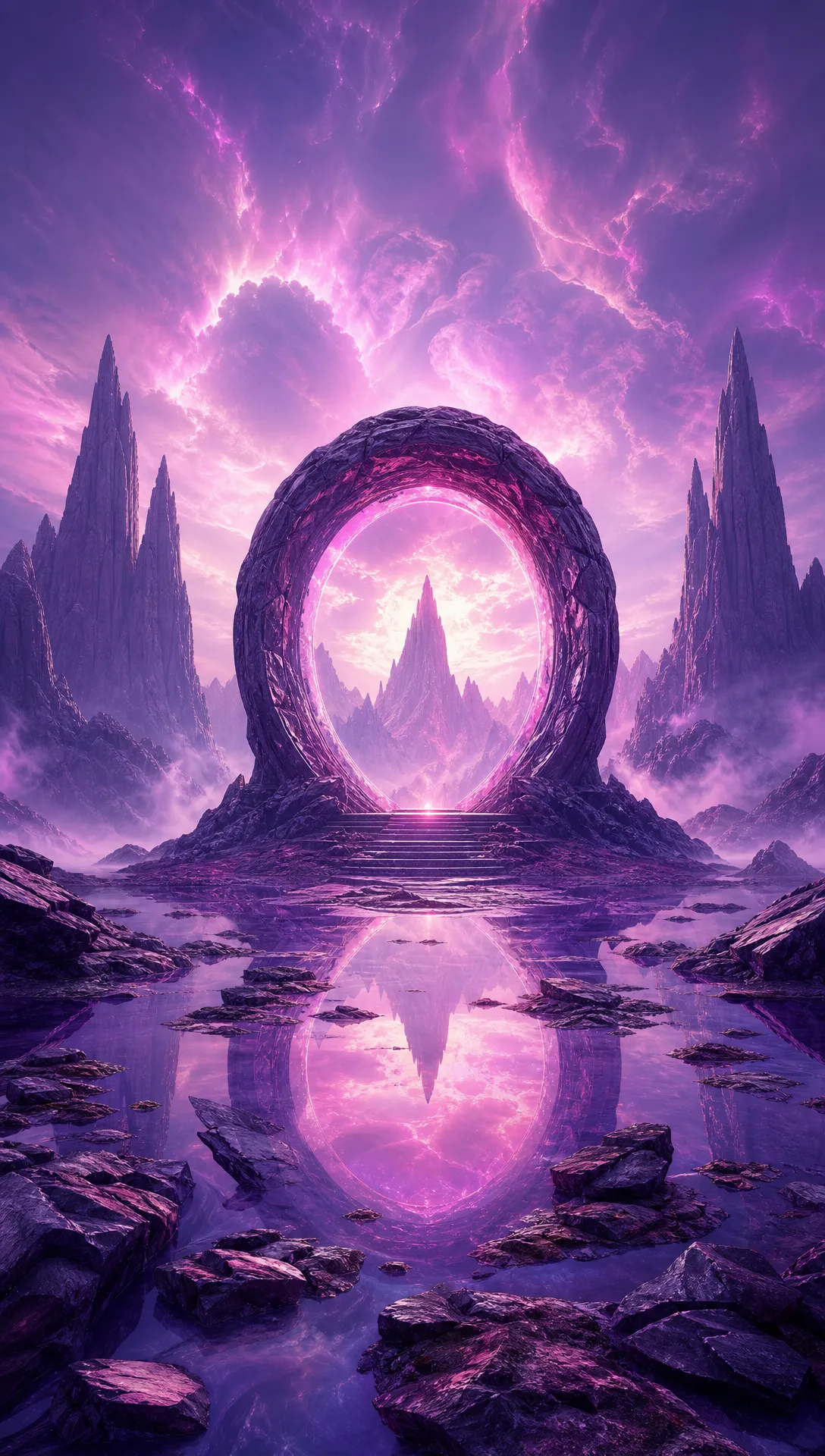 自然风景场景 · 抽象设计背景 · 透明玻璃质感｜AI图像生成提示词