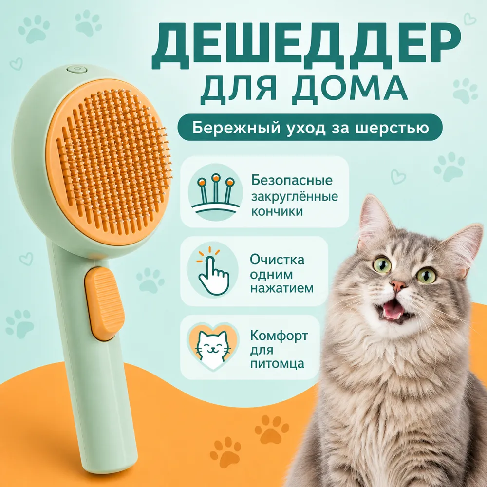 猫咪自清洁掉毛刷｜AI图像生成提示词
