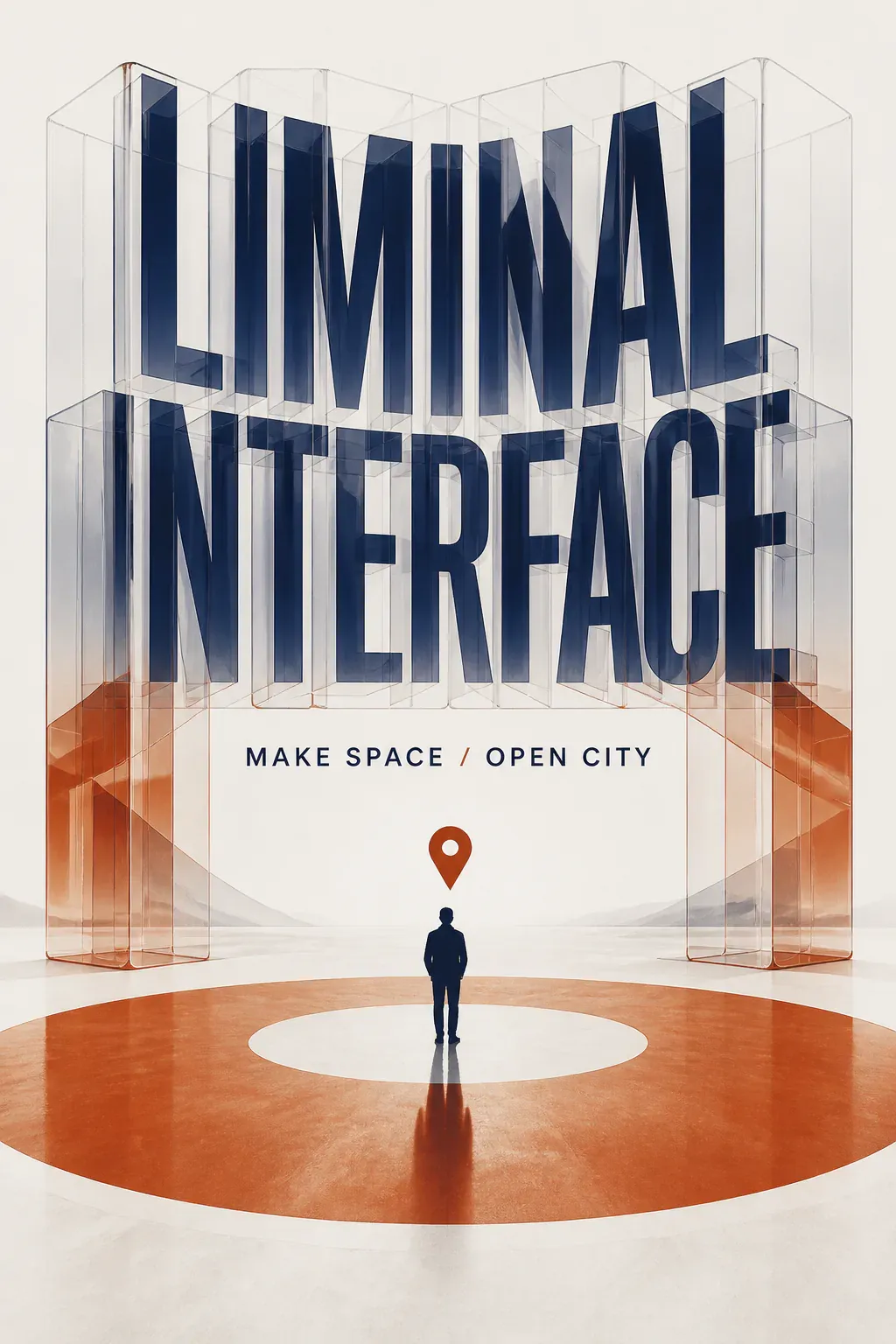 Liminal Interface 3D Typography Poster Design｜AI Image Generation Prompts