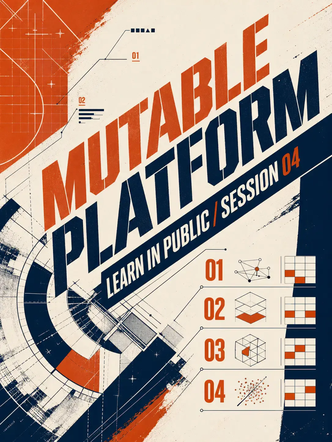 Mutable Platform Learn In Public Session 04 Poster｜AI Image Generation Prompts