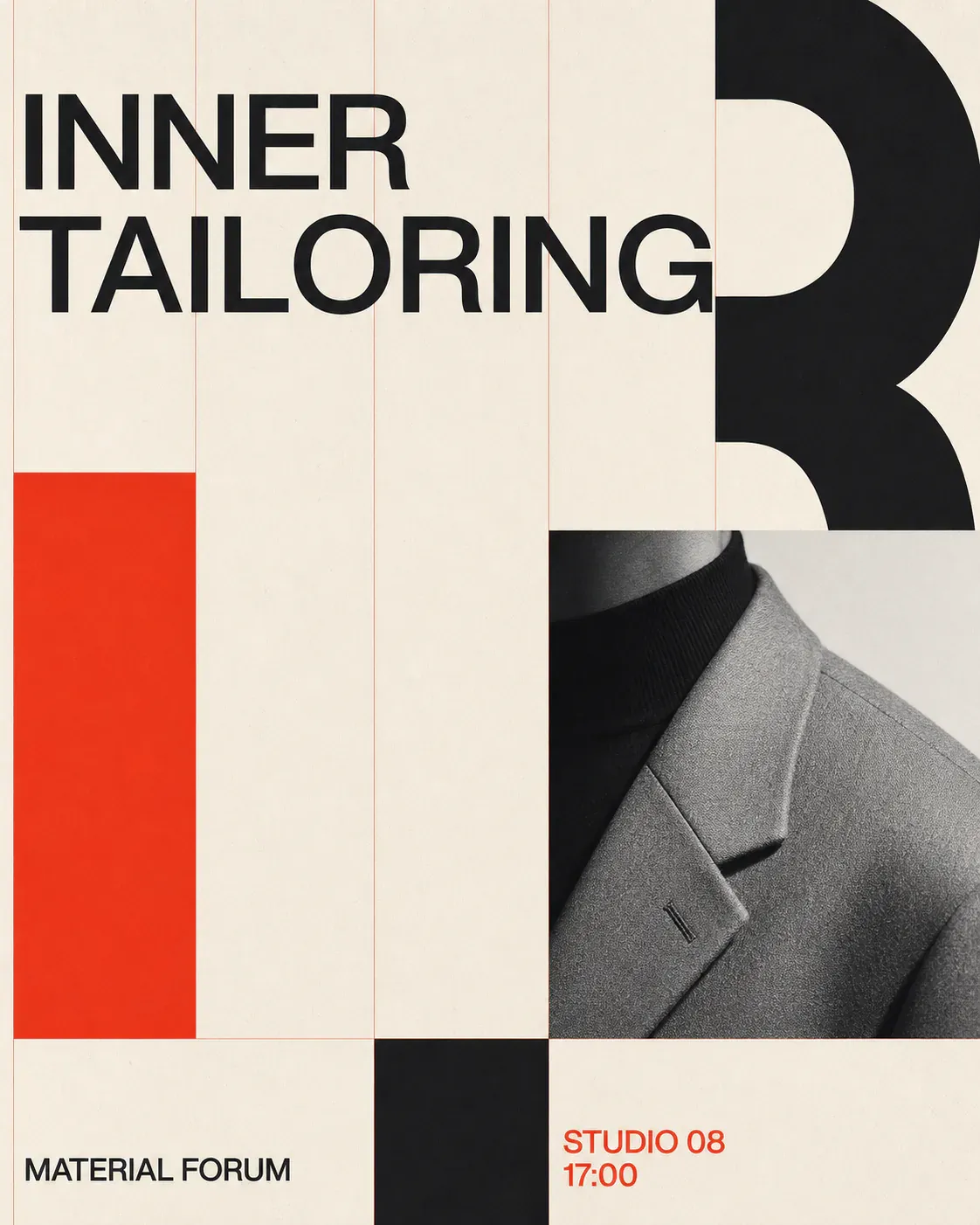 Inner Tailoring Material Forum Poster Design｜AI Image Generation Prompts