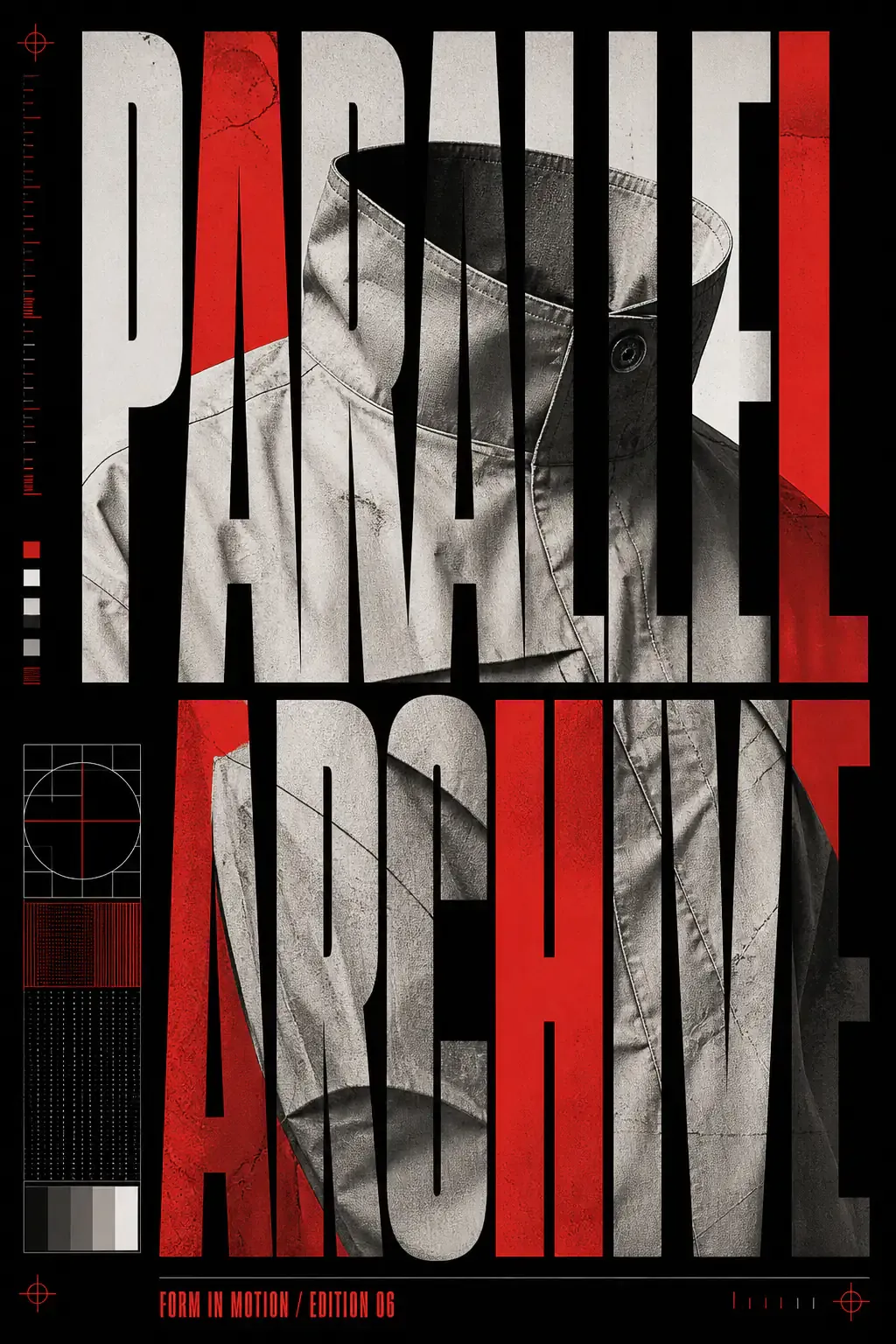 Parallel Archive Typography Poster Design｜AI Image Generation Prompts