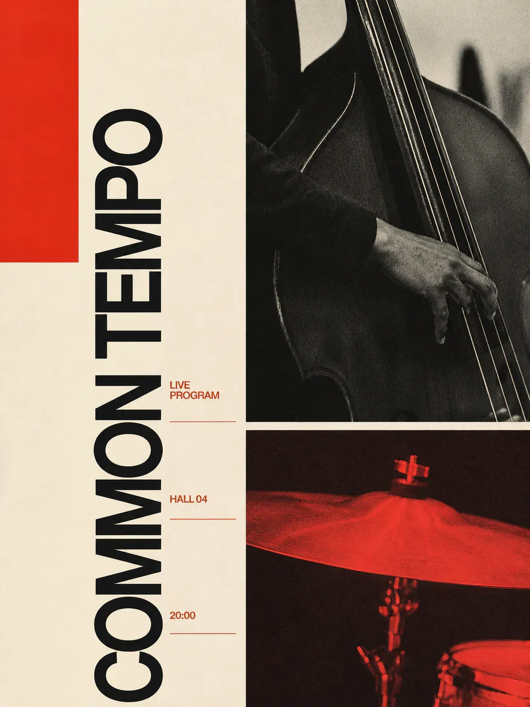 Common Tempo Live Program Concert Poster｜AI Image Generation Prompts