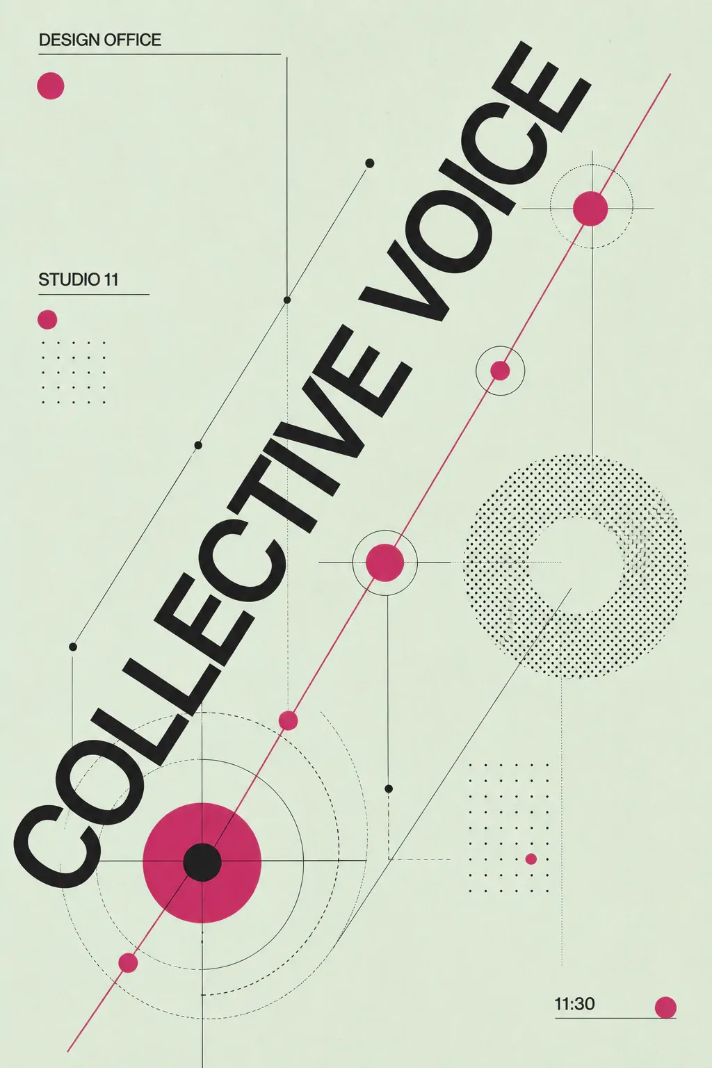 Collective Voice Design Office Studio 11 Poster｜AI Image Generation Prompts