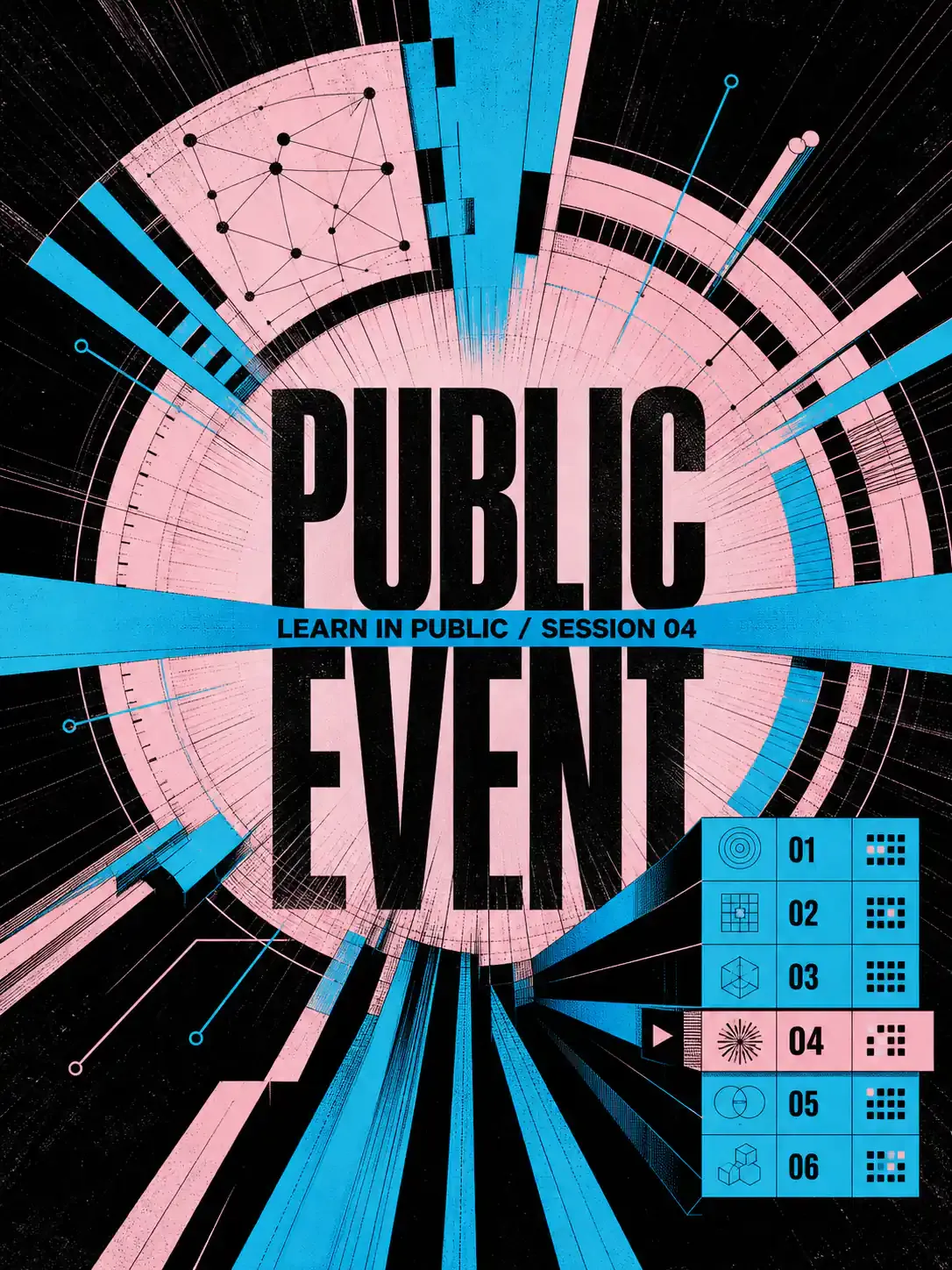 Public Event Poster: Learn In Public Session 04｜AI Image Generation Prompts