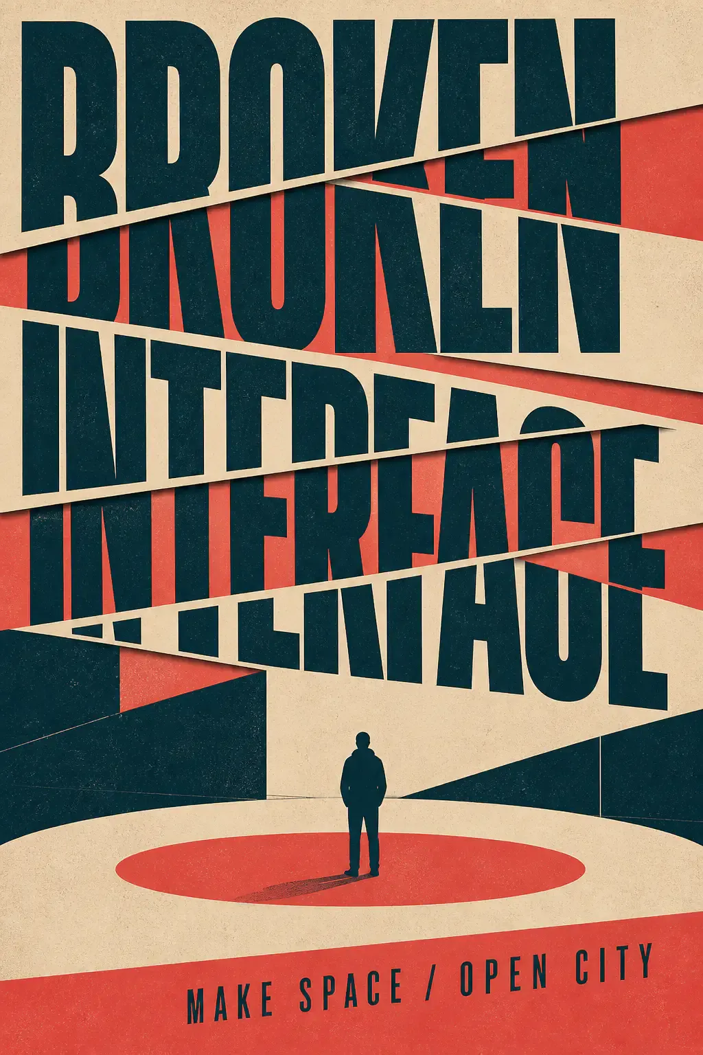 Broken Interface Graphic Poster Art｜AI Image Generation Prompts