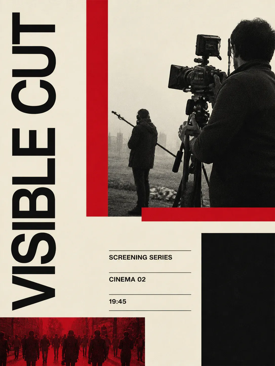 Visible Cut Cinema Screening Series Poster｜AI Image Generation Prompts