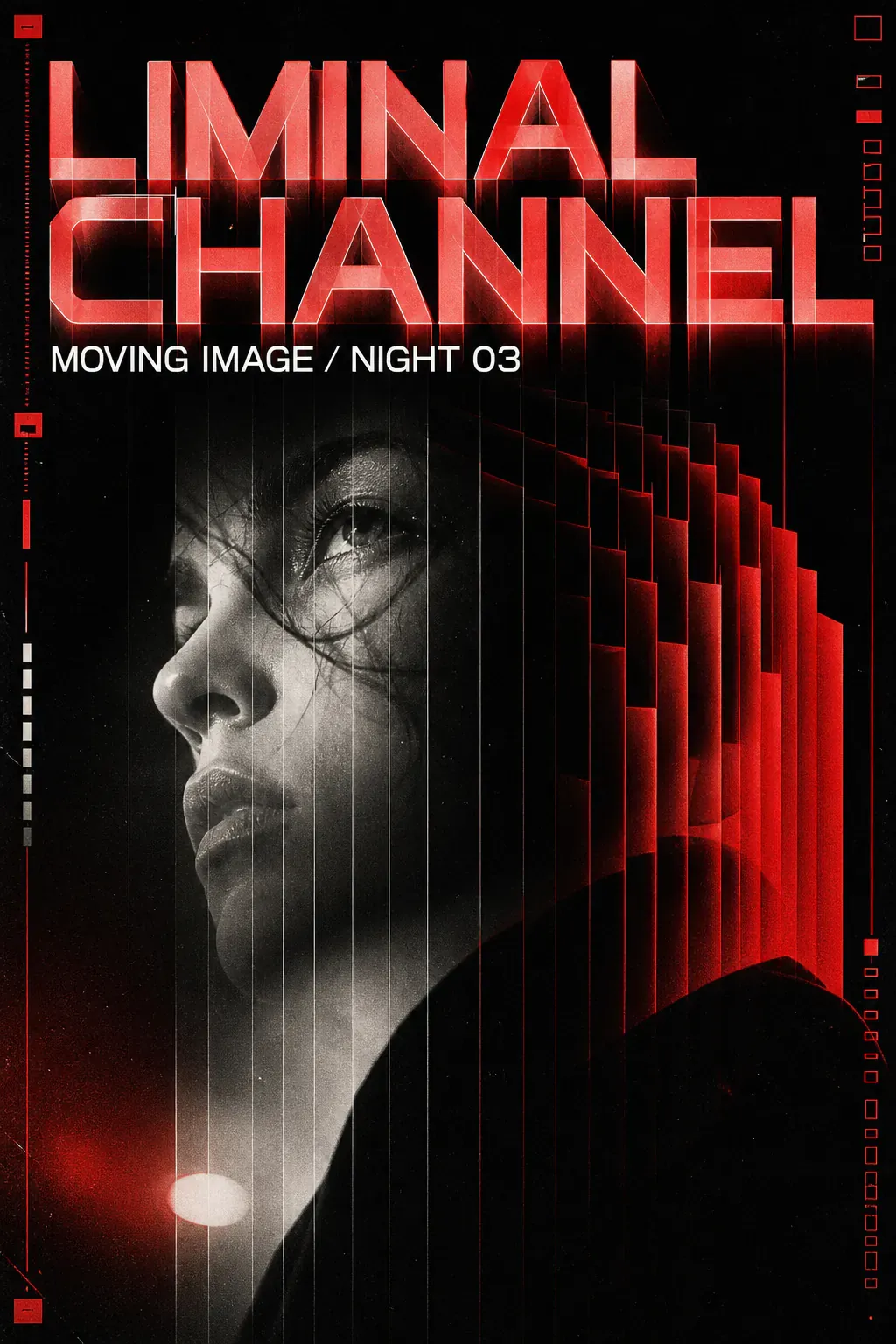 Liminal Channel Moving Image Night 03 Poster｜AI Image Generation Prompts
