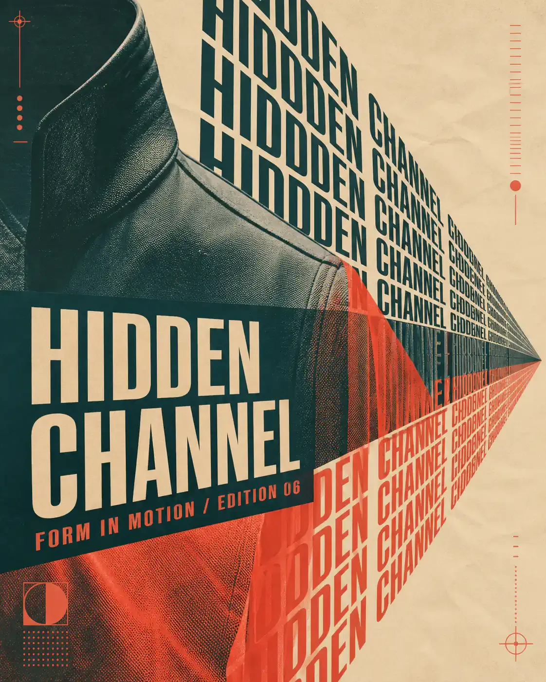 Hidden Channel Retro Typography Poster Design｜AI Image Generation Prompts