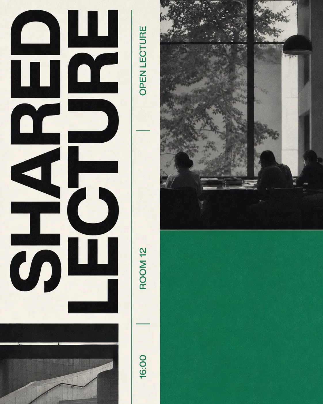 Shared Lecture Open Lecture Poster Design｜AI Image Generation Prompts