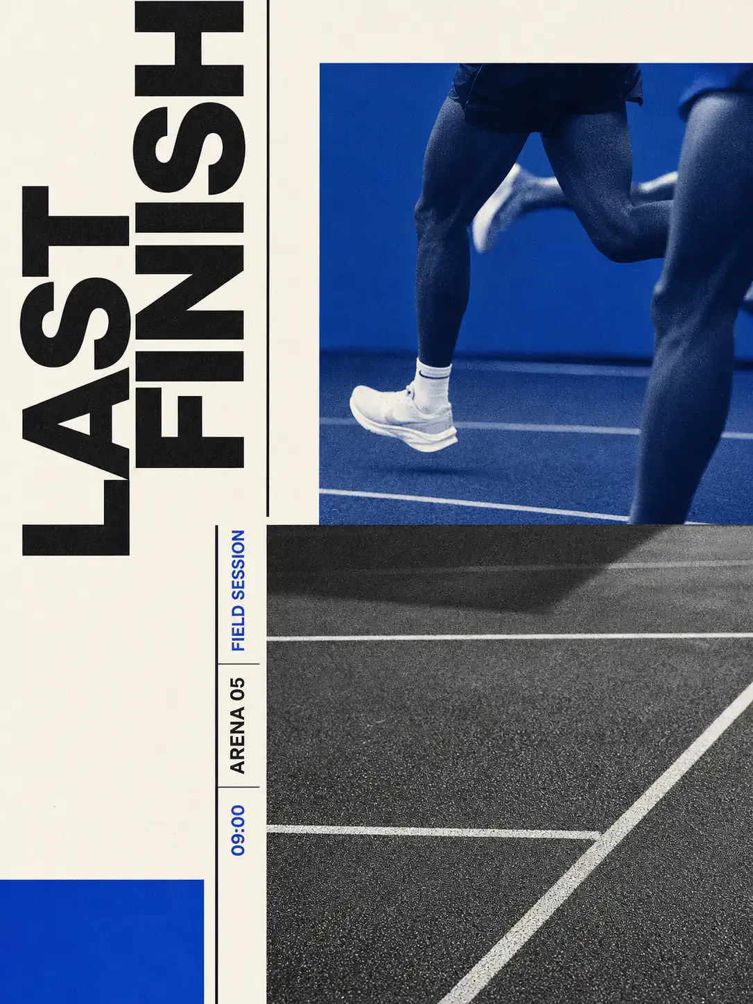 Last Finish Field Session Running Track Poster｜AI Image Generation Prompts