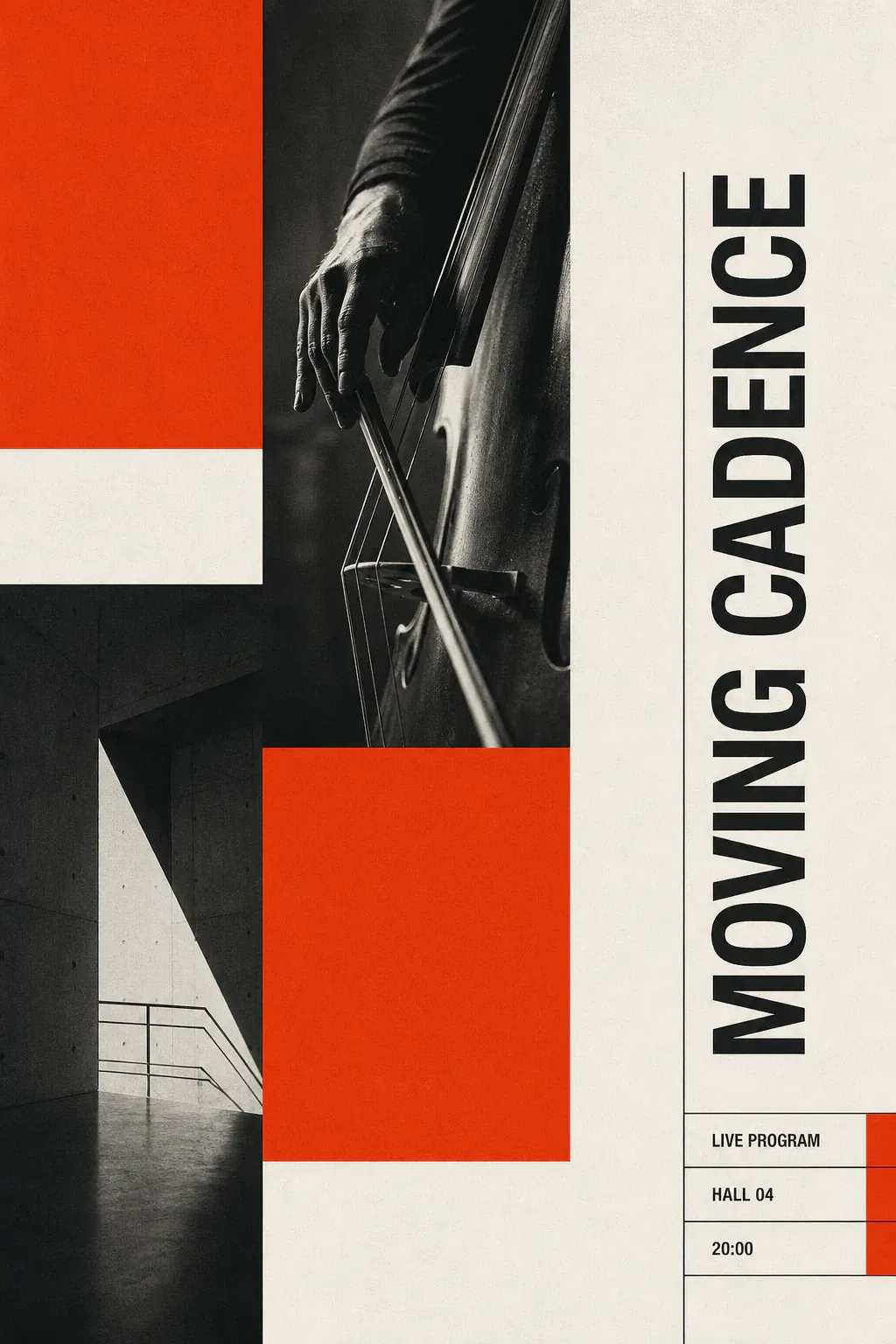 Moving Cadence Live Program Poster｜AI Image Generation Prompts