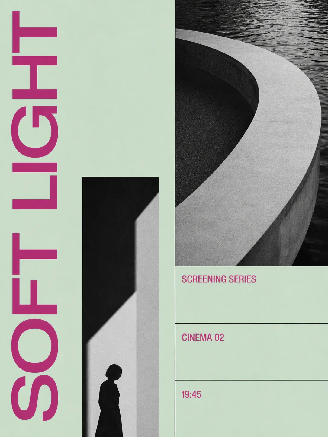 Soft Light Screening Series Cinema Poster Design｜AI Image Generation Prompts