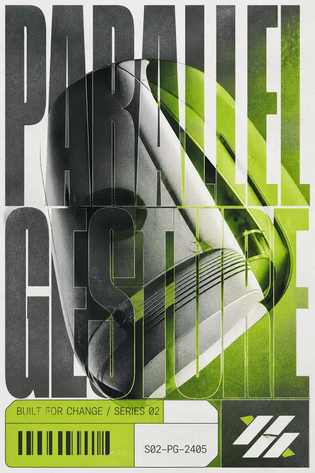Parallel Gesture Abstract Graphic Poster Design｜AI Image Generation Prompts
