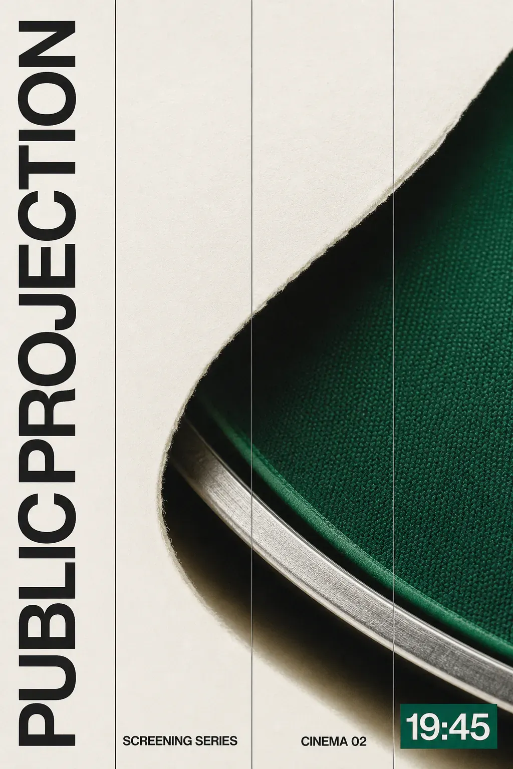Public Projection Screening Series Cinema Poster｜AI Image Generation Prompts