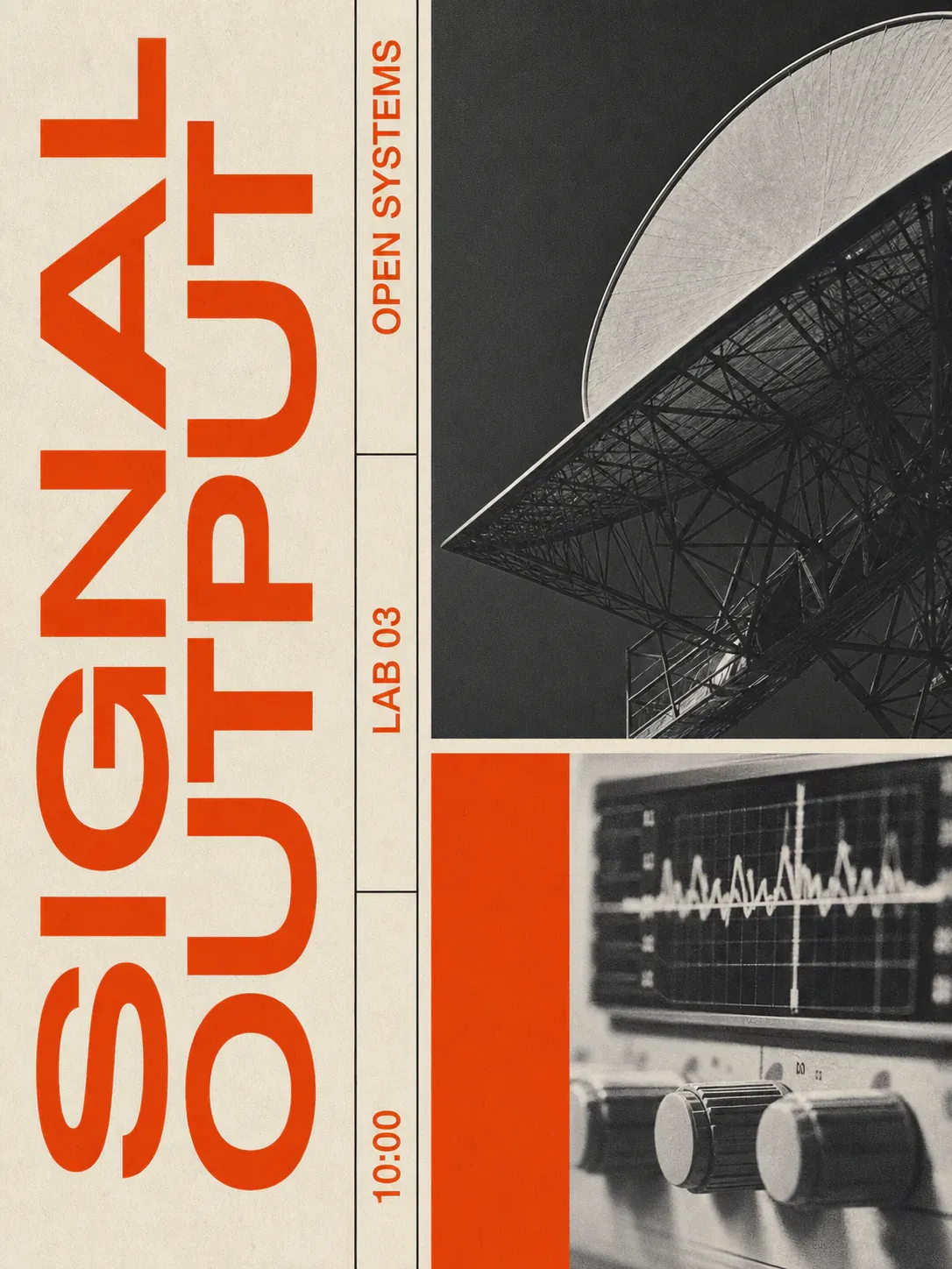 Signal Output Open Systems Lab 03 Poster｜AI Image Generation Prompts