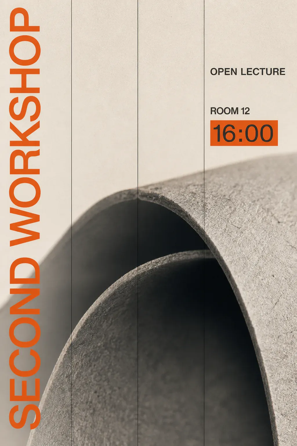 Second Workshop Open Lecture Poster｜AI Image Generation Prompts