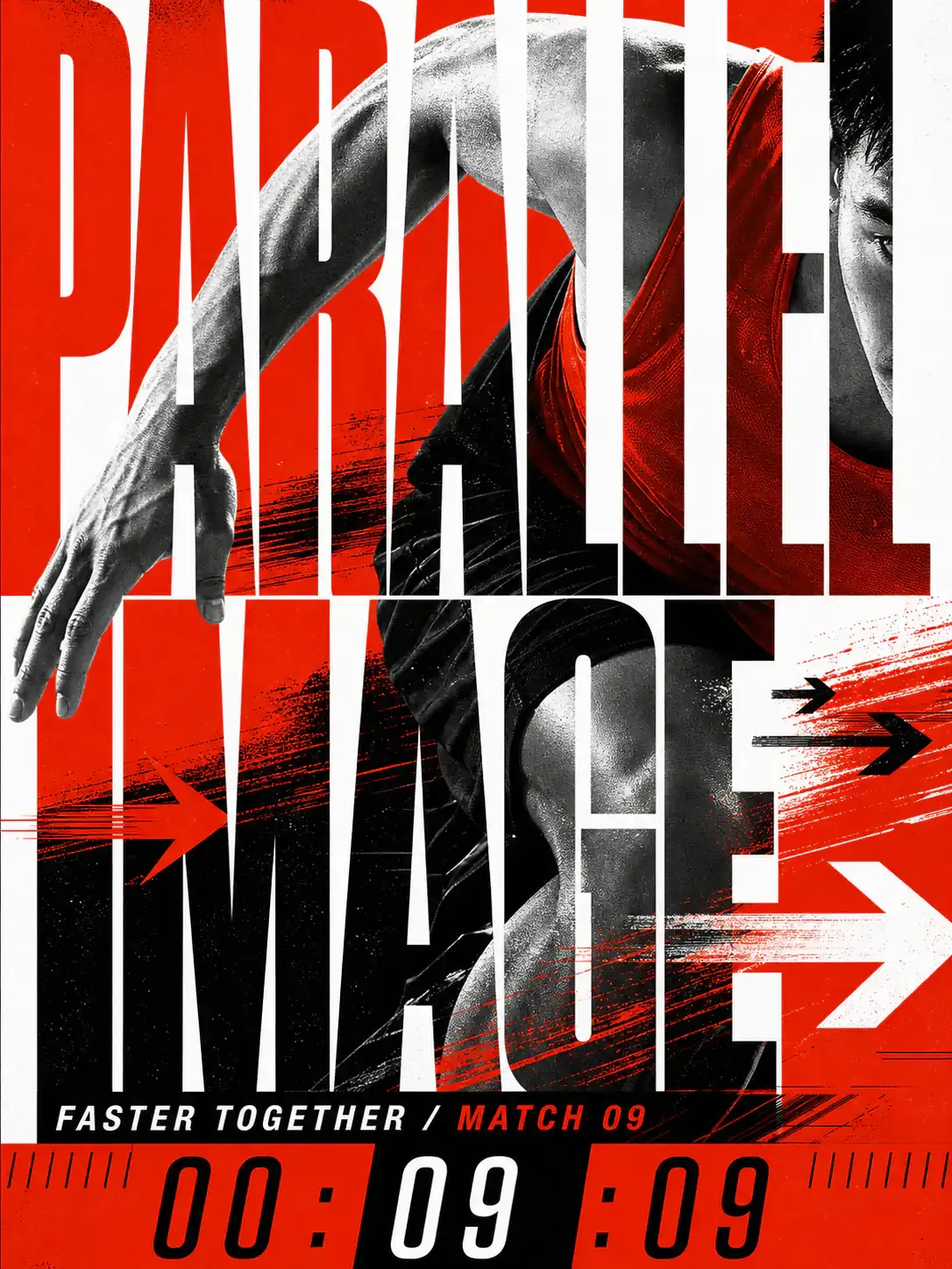 Park Race Sports Poster with Runner｜AI Image Generation Prompts