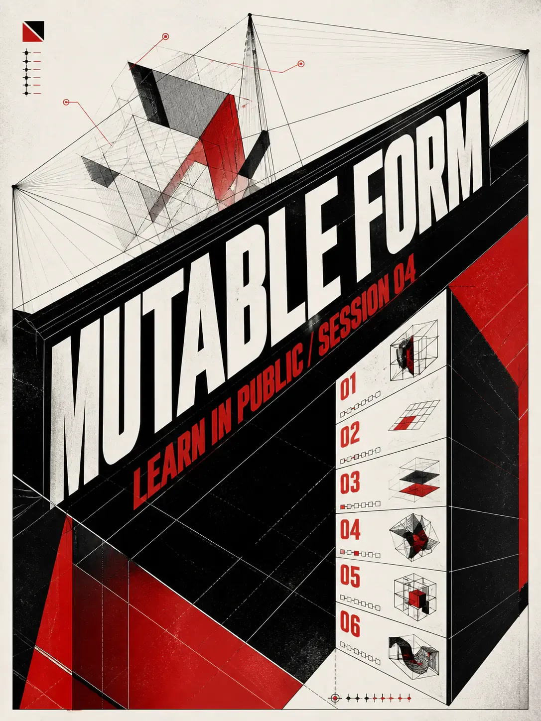 Mutable Form Learn In Public Session 04 Poster｜AI Image Generation Prompts