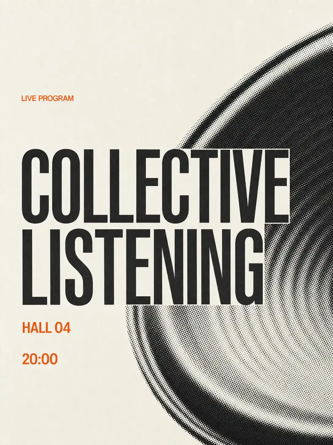 Collective Listening Live Program Poster Design｜AI Image Generation Prompts