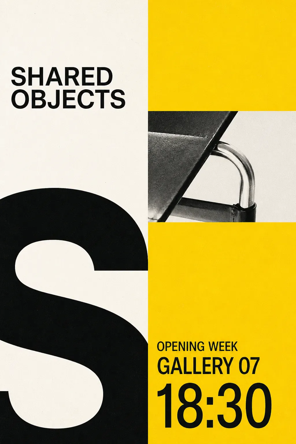 Shared Objects Gallery 07 Opening Week Poster｜AI Image Generation Prompts