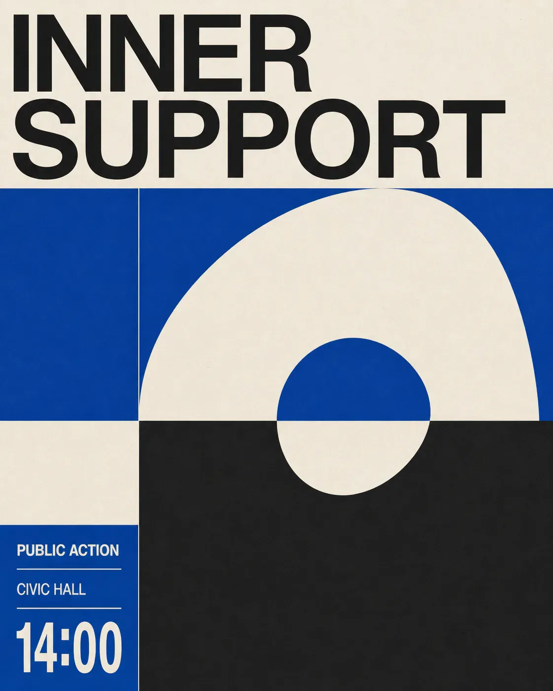 Inner Support Public Action Event Poster Design｜AI Image Generation Prompts