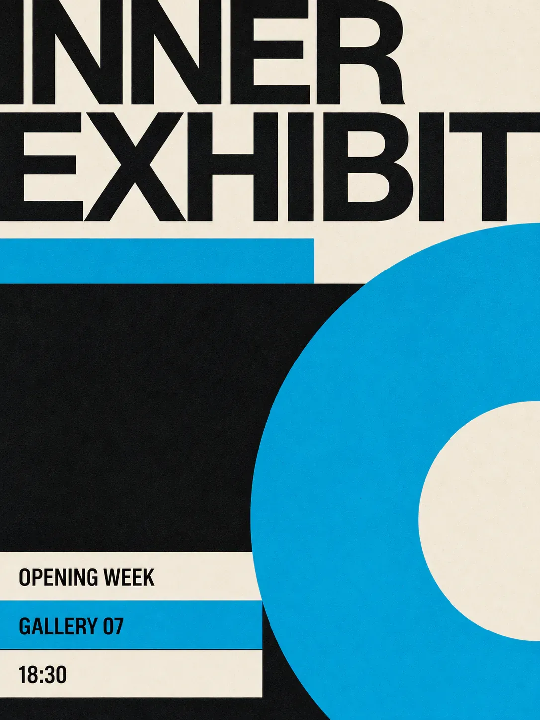 Inner Exhibit Opening Week Poster Design｜AI Image Generation Prompts