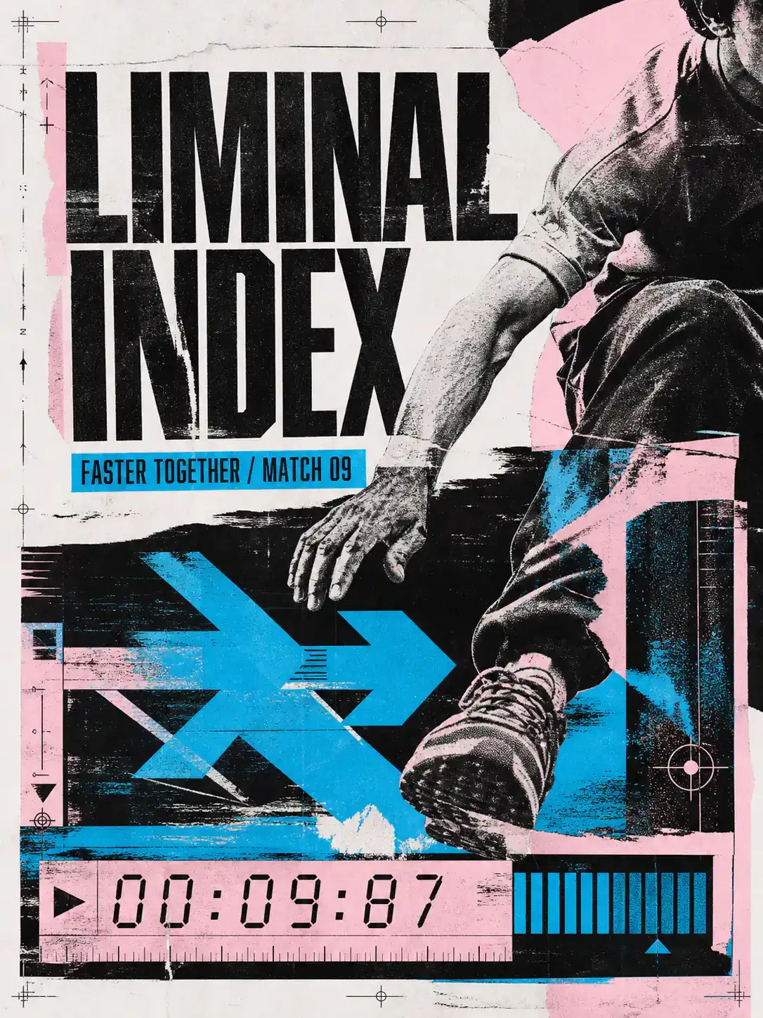 Liminal Index Faster Together Match 09 Poster｜AI Image Generation Prompts