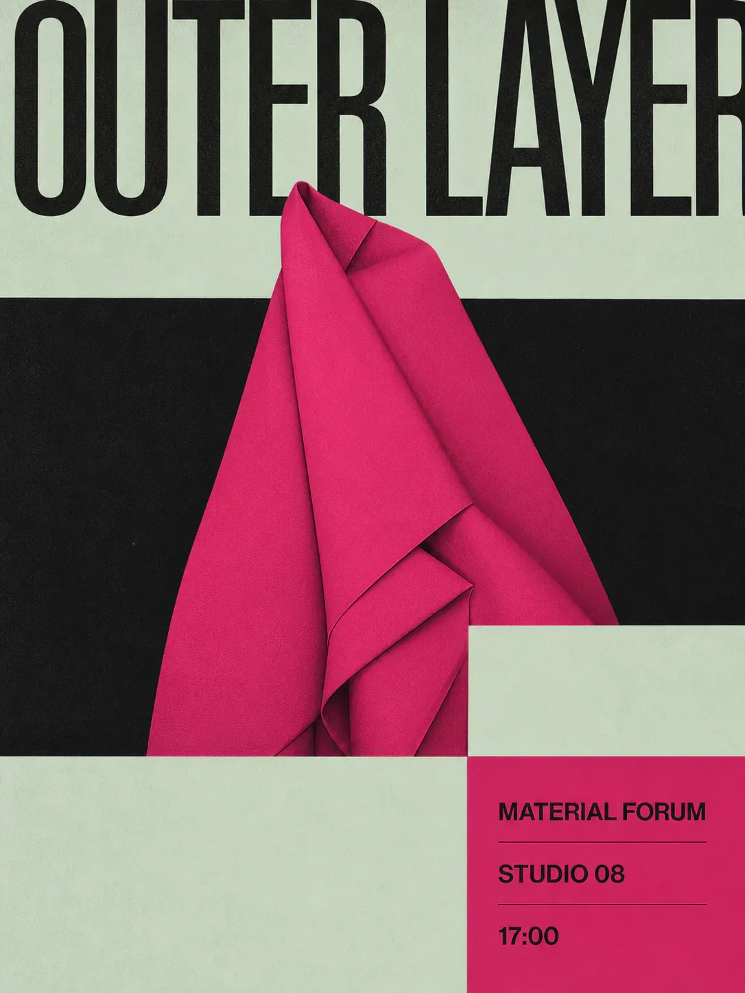 Outer Layer Material Forum Poster Design｜AI Image Generation Prompts