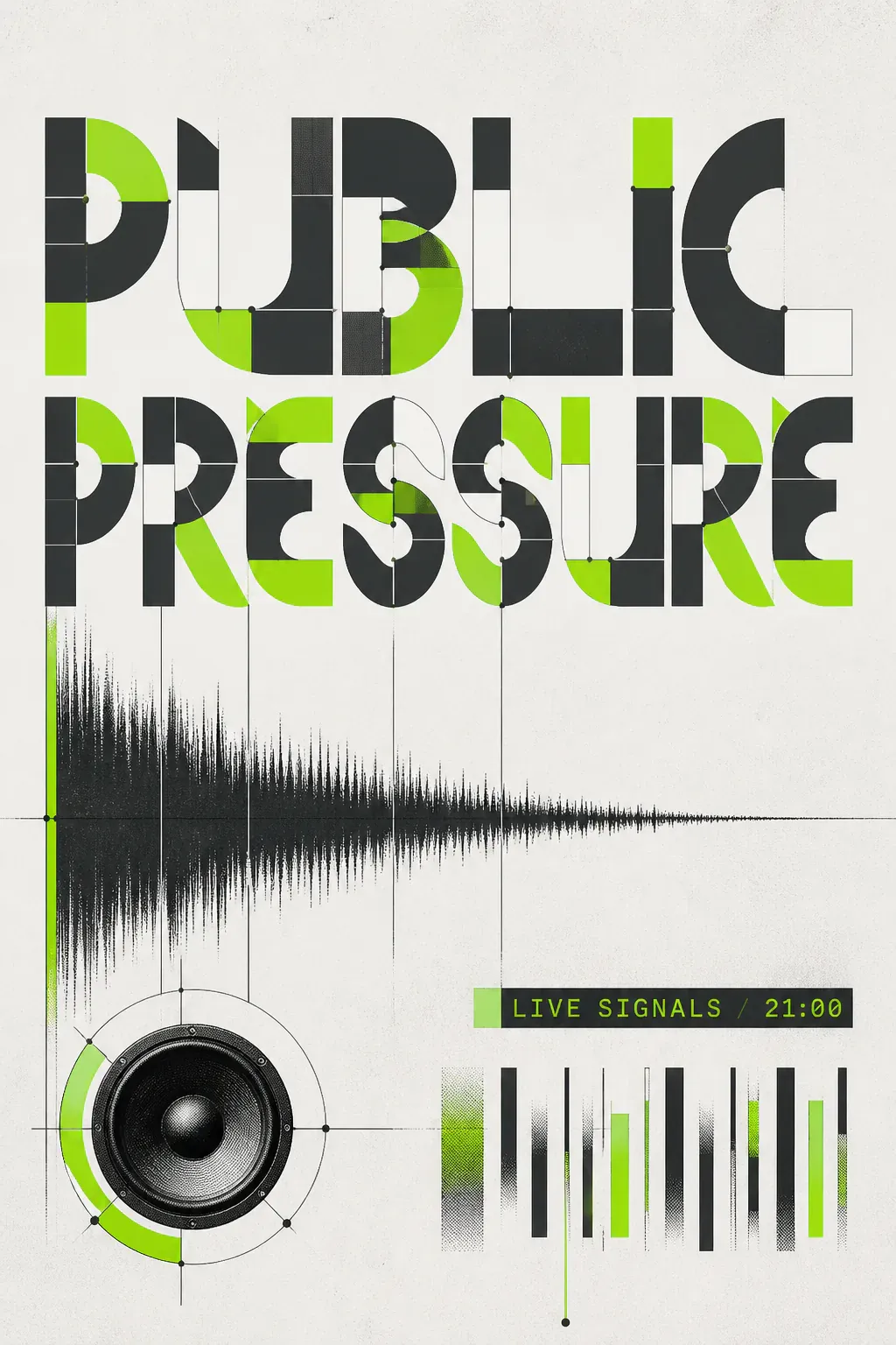 Public Pressure Live Signals Event Poster｜AI Image Generation Prompts