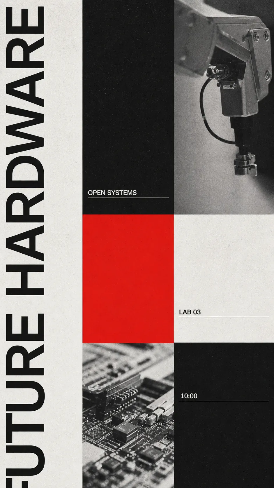 Future Hardware Open Systems Tech Poster｜AI Image Generation Prompts
