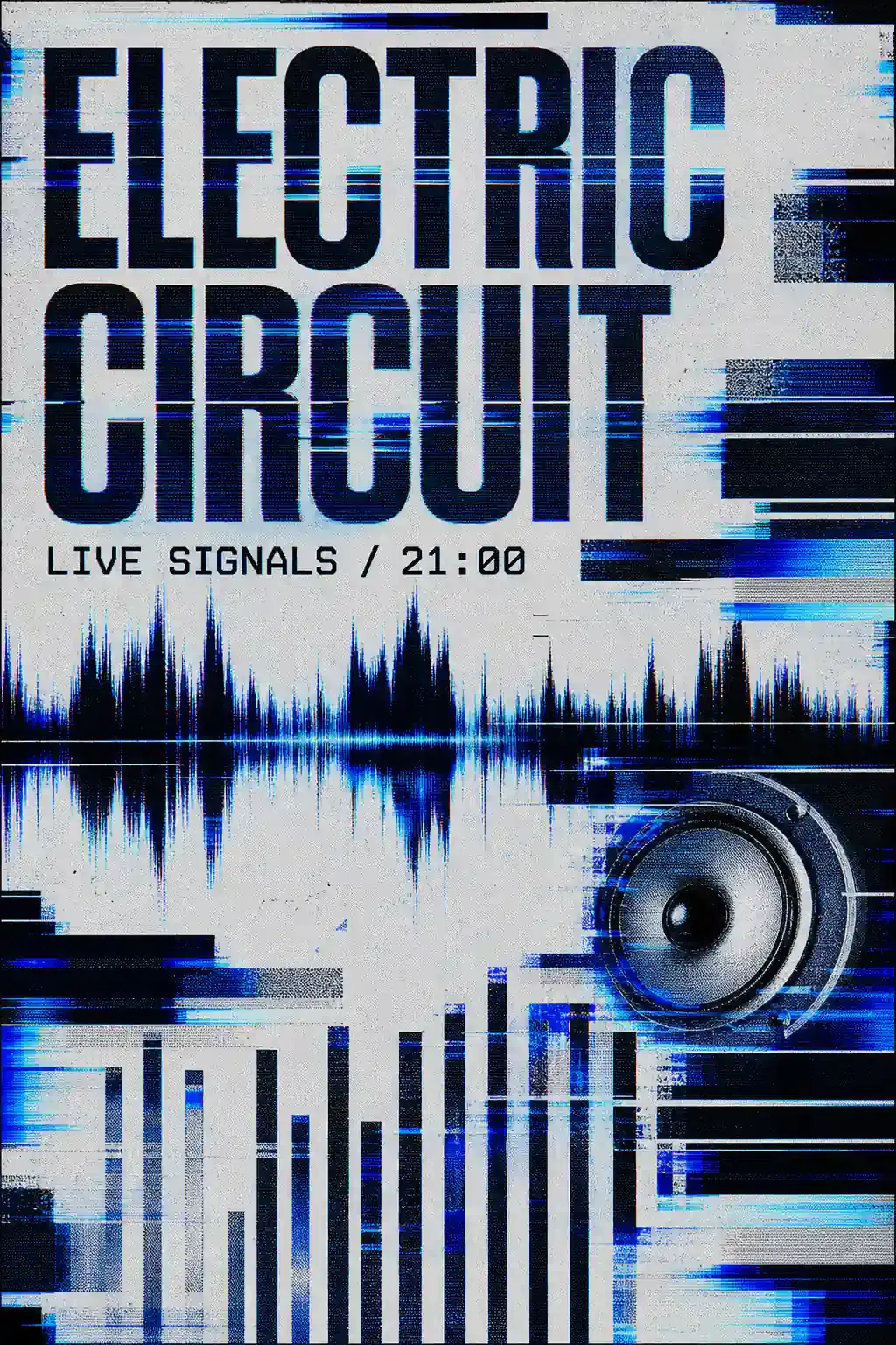 Electric Circuit Live Signals Event Poster｜AI Image Generation Prompts