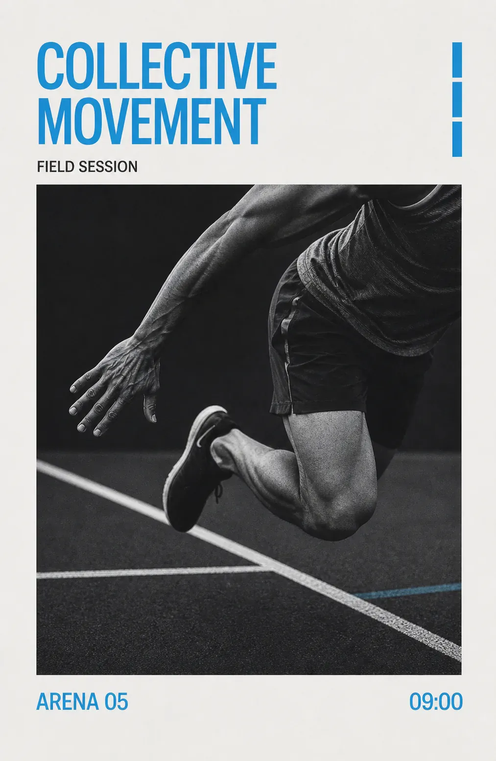 Collective Movement Field Session Poster｜AI Image Generation Prompts