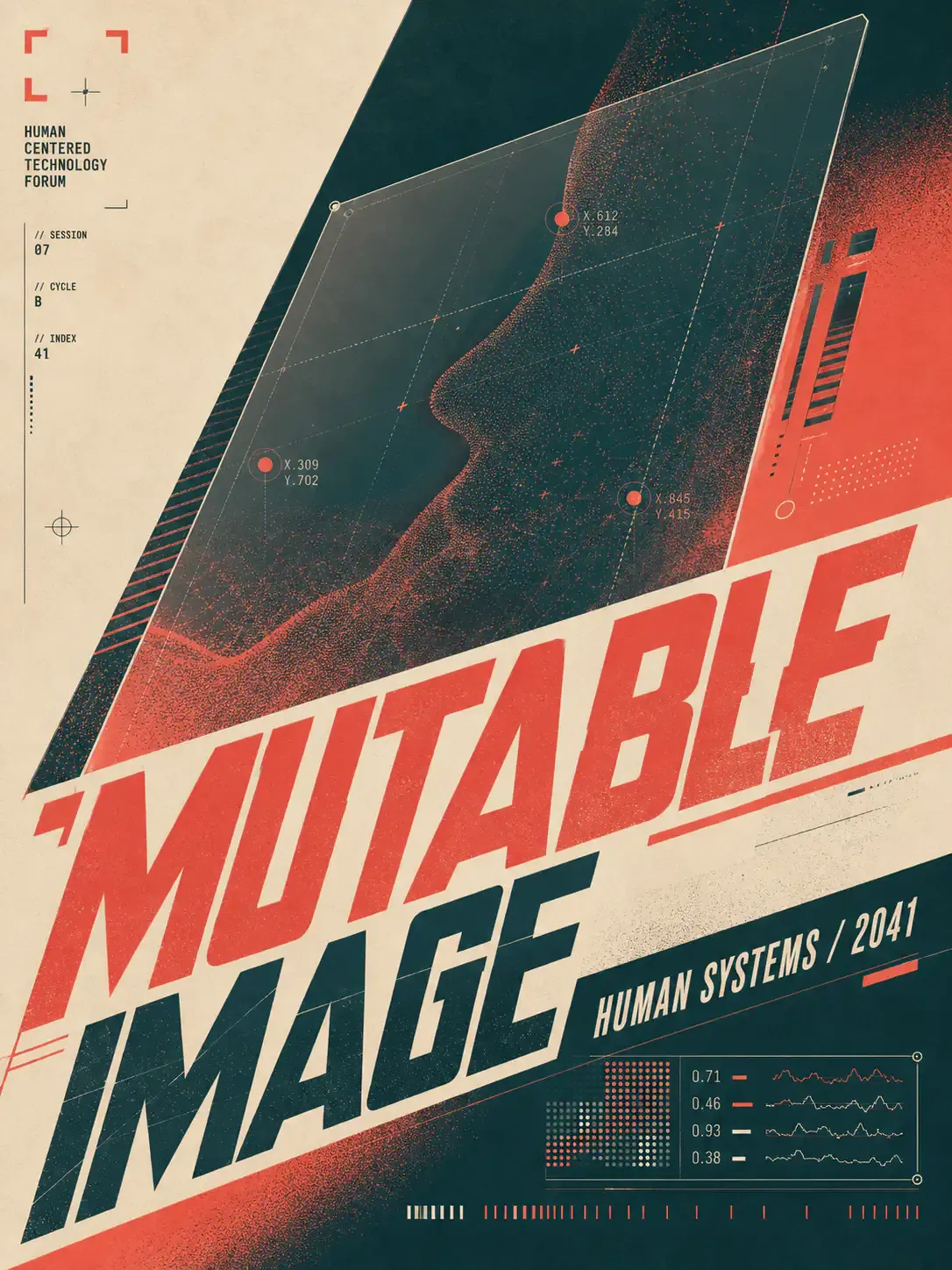 Mutable Image Human Systems 2041 Poster｜AI Image Generation Prompts