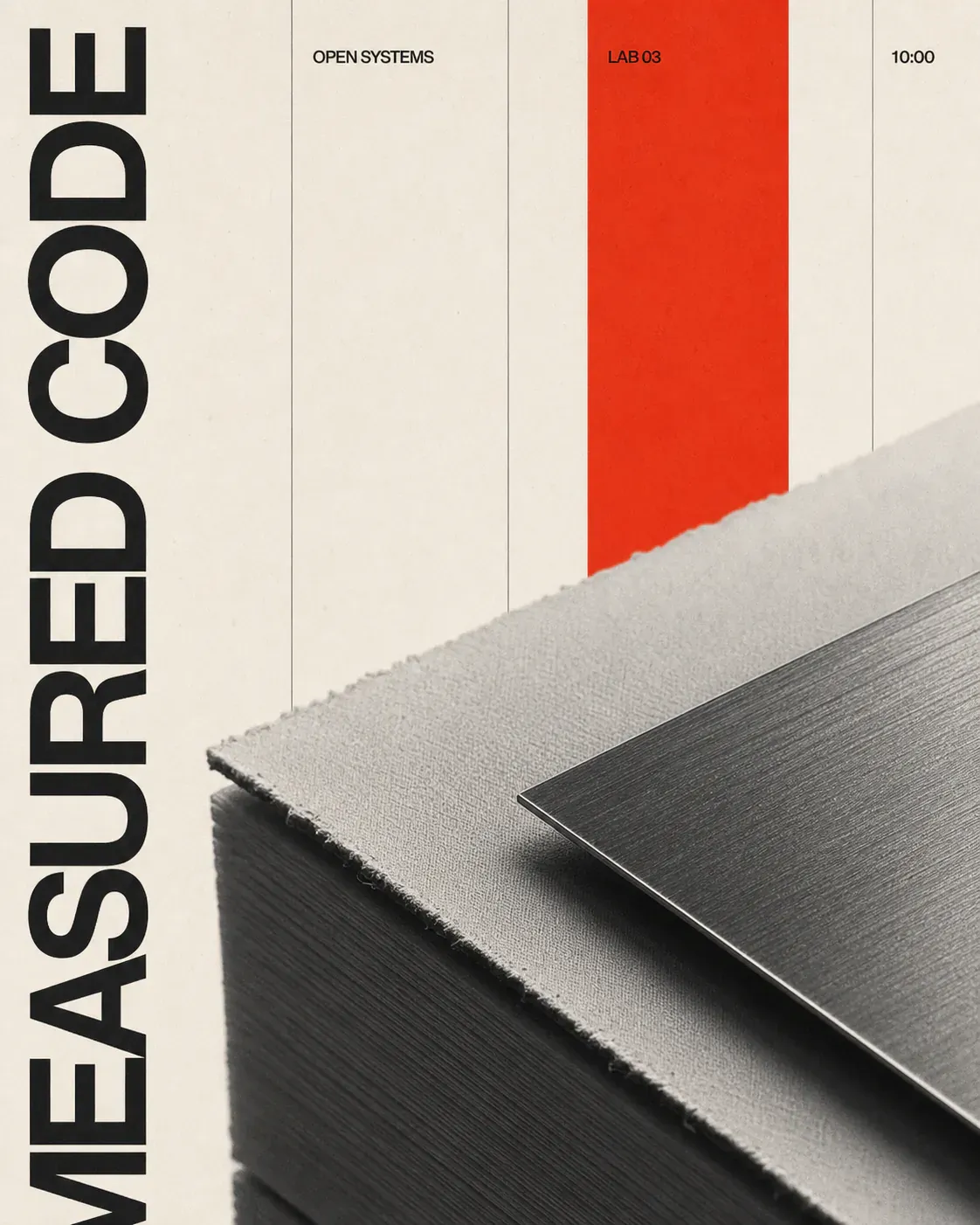 Measured Code Open Systems Lab 03 Poster Design｜AI Image Generation Prompts