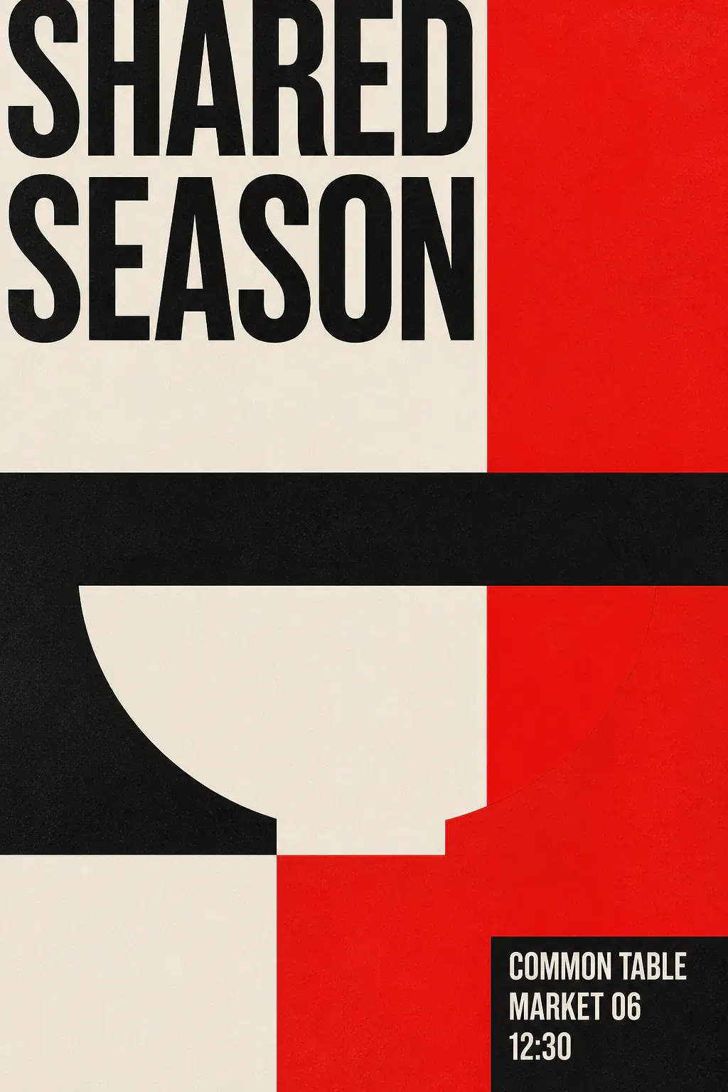 Shared Season Poster for Common Table Market｜AI Image Generation Prompts