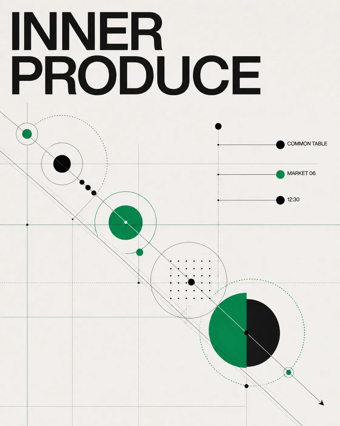 Inner Produce Abstract Geometric Poster｜AI Image Generation Prompts