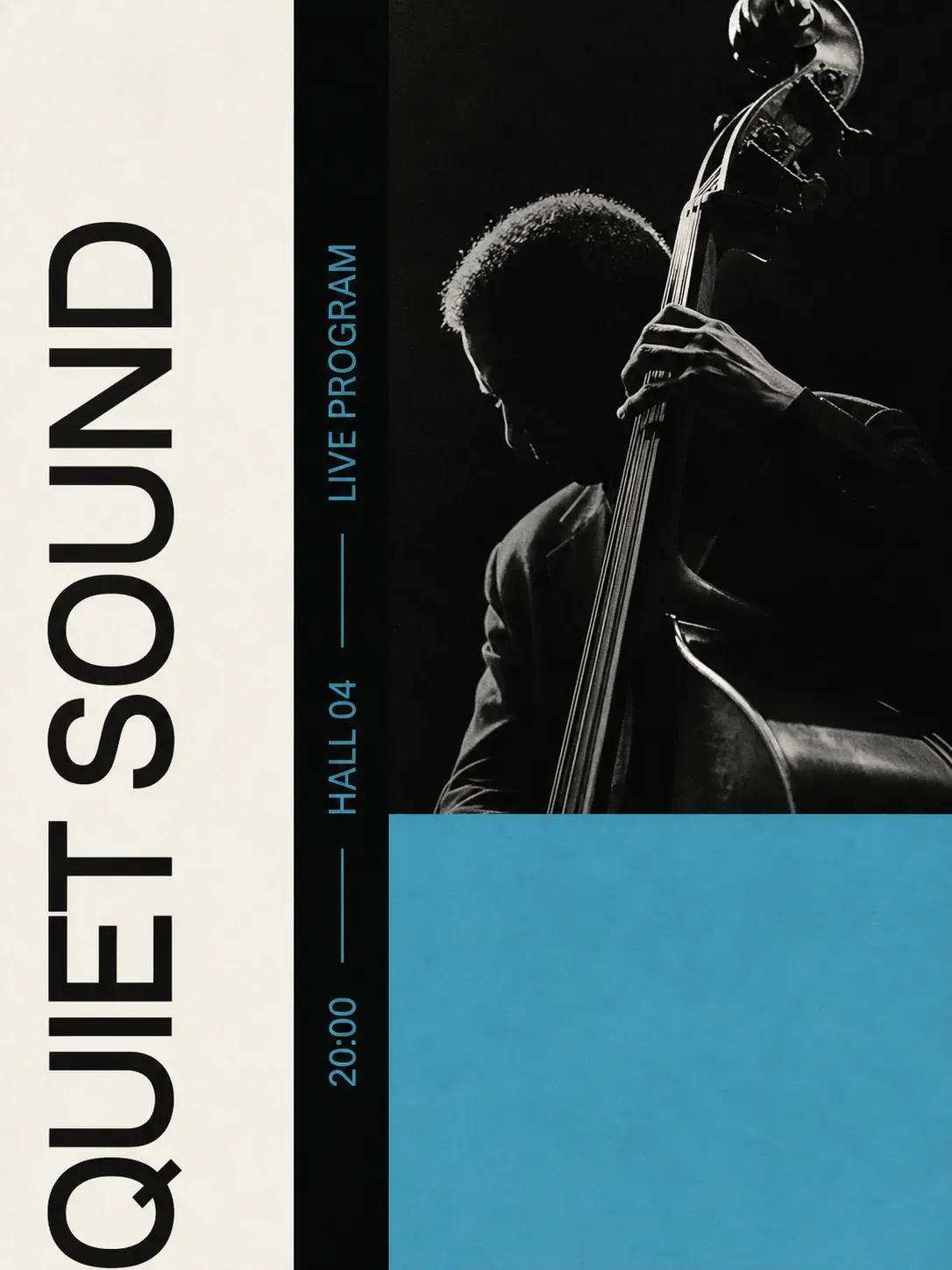 Quiet Sound Live Program Concert Poster｜AI Image Generation Prompts