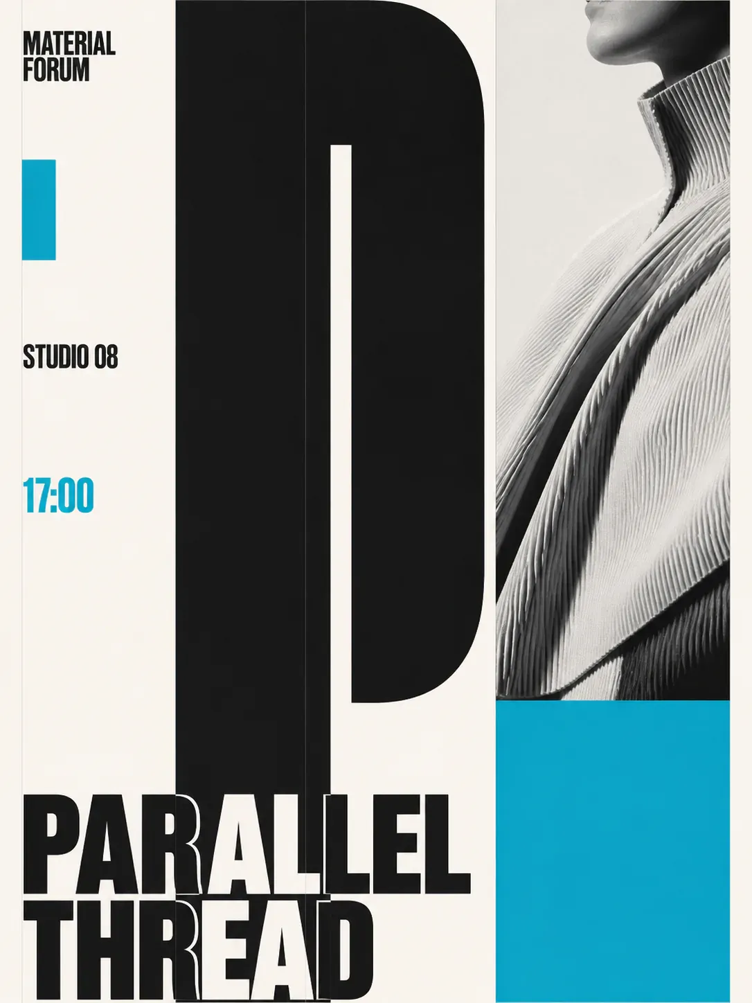 Material Forum Parallel Thread Event Poster｜AI Image Generation Prompts